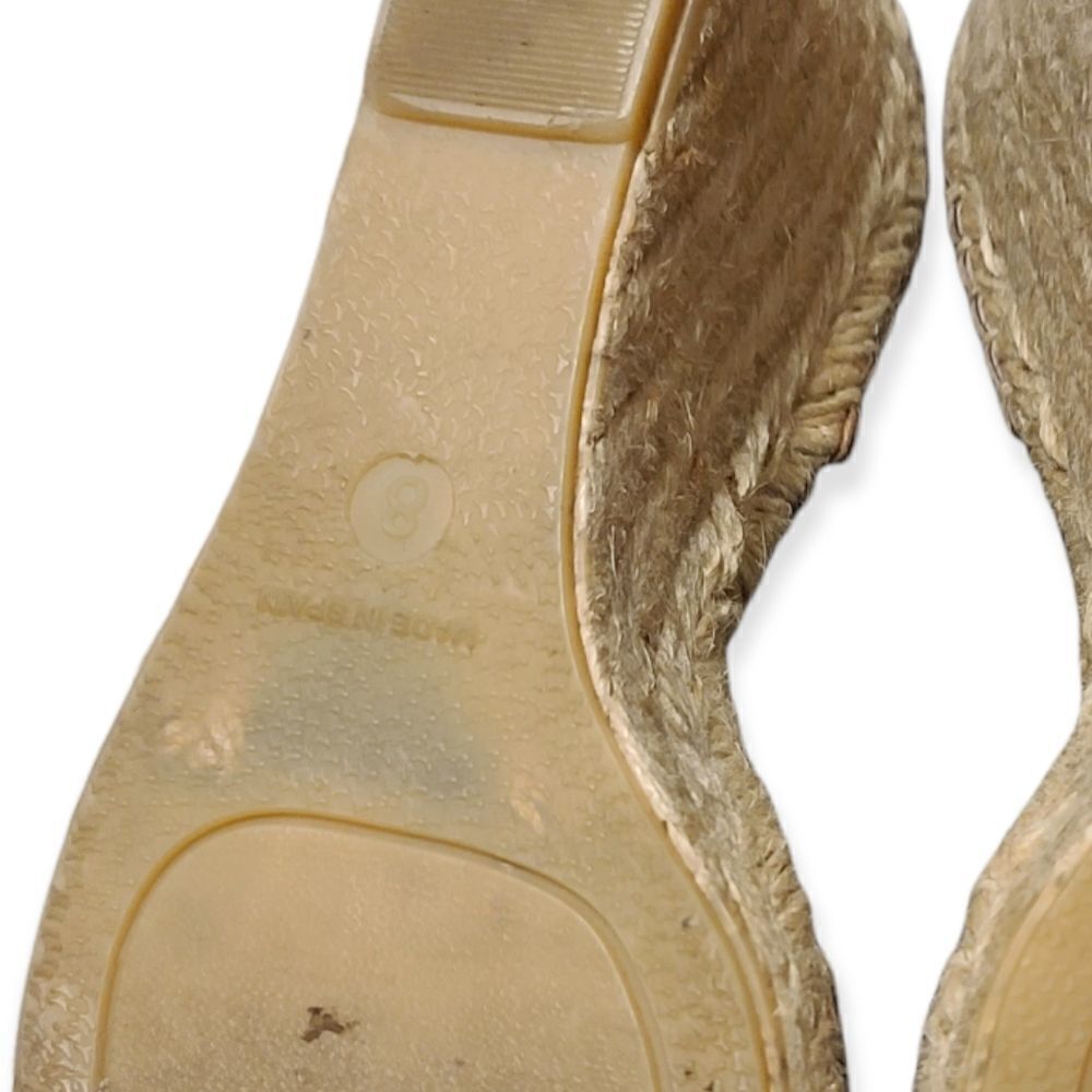 J. Crew Animal Print Espadrille Size 8 - Picture 9 of 9